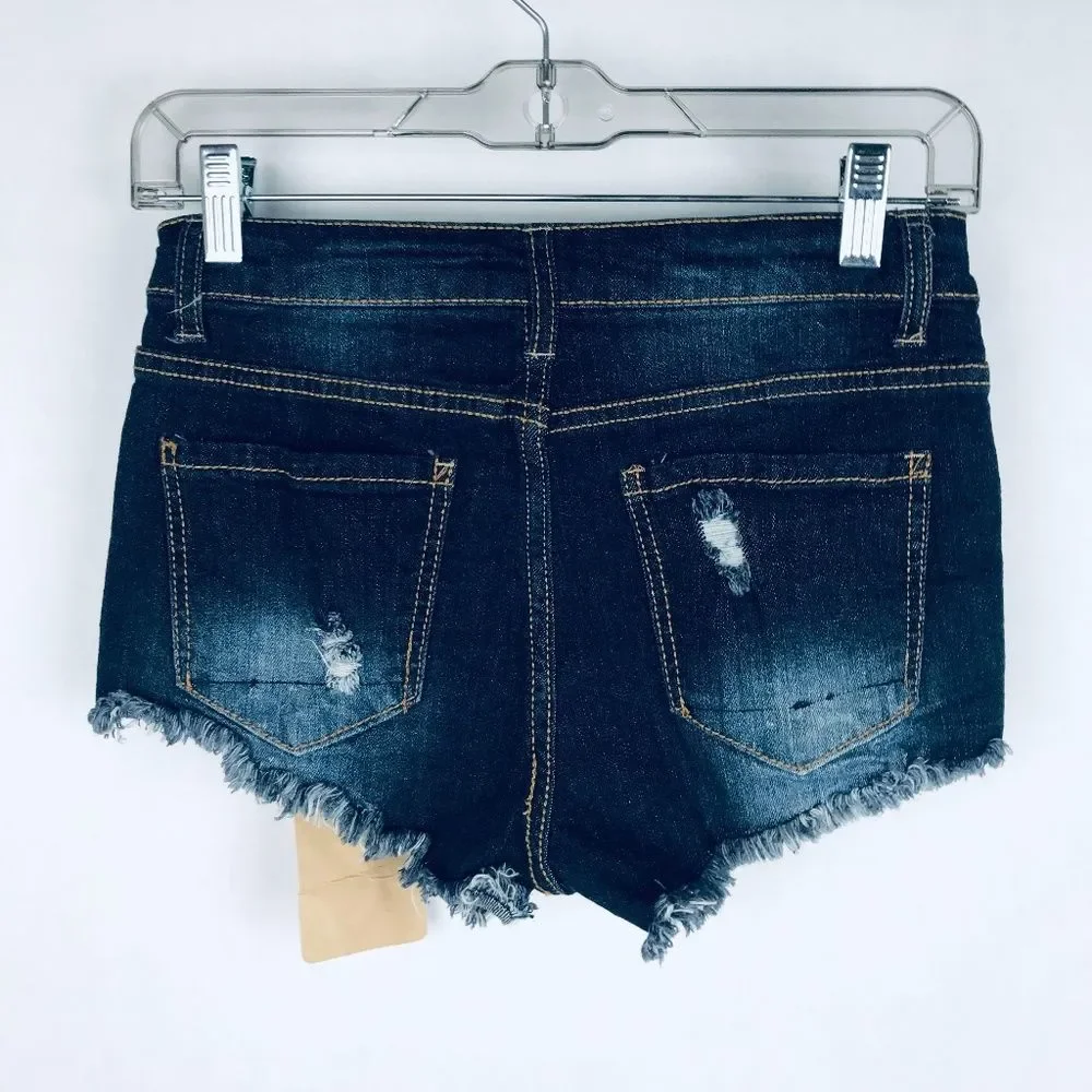 Highway Jeans  Junior Distressed Cutoff Short
